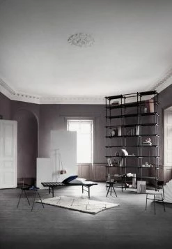 Stick System 3x2 Shelf - L 195 X H 58 Cm - Menu -Coffee Tables Sales Shop shelf stick system 3x2 black dark ash madeindesign 273365 product800