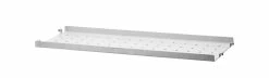 String® Outdoor Shelf - / Perforated Galvanised Steel - LOW Edge - 58 X D 20 Cm - String Furniture