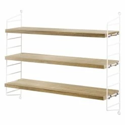 String® Pocket Shelf - / Wood - L 60 X H 50 Cm - String Furniture