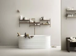 String® Pocket Shelf - / L 60 X H 50 Cm - String Furniture -Coffee Tables Sales Shop shelf stringr pocket powder pink madeindesign 316585 product800