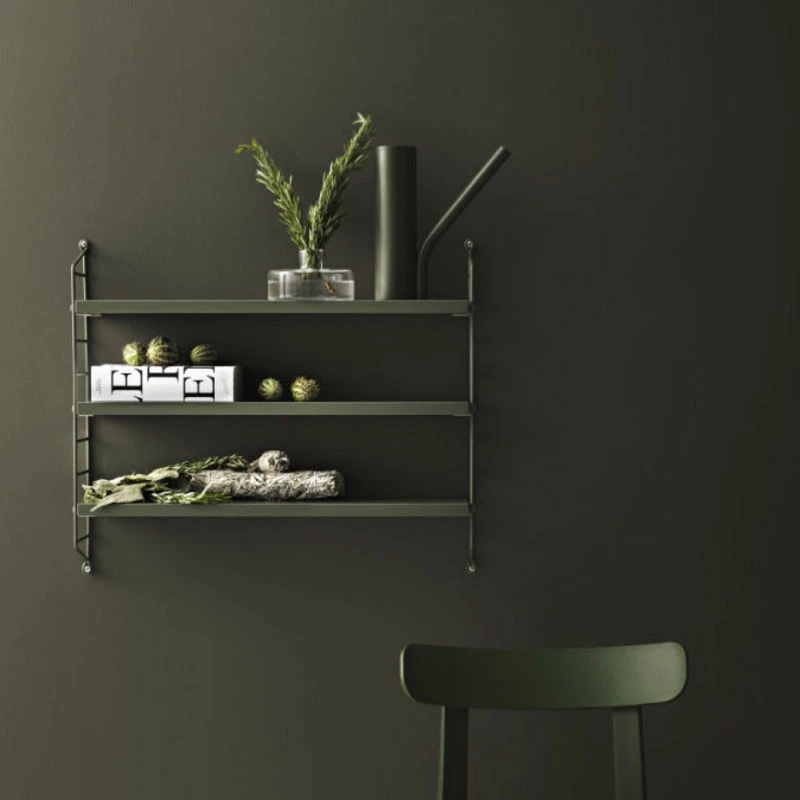 String® Pocket Shelf - / MDF - L 60 X H 50 Cm - String Furniture 5 String® Pocket Shelf - / MDF - L 60 X H 50 Cm - String Furniture - Image 3