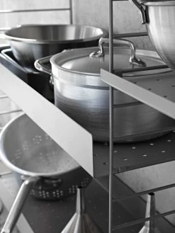 String® System Shelf - / Perforated Metal, HIGH Edge - L 78 X D 30 Cm - String Furniture -Coffee Tables Sales Shop shelf stringr system l 78 cm white madeindesign 291276 product800