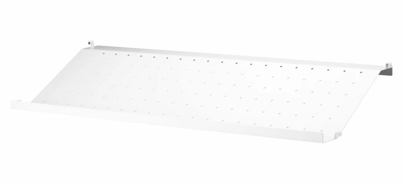String® System Shelf - Perforated Metal / Magazine & Shoe Holder - L 78 X D 30 Cm - String Furniture 3 String® System Shelf - Perforated Metal / Magazine & Shoe Holder - L 78 X D 30 Cm - String Furniture