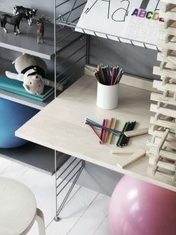 String® System Shelf - Desk - L 78 Cm - String Furniture -Coffee Tables Sales Shop shelf stringr system walnut madeindesign 238686 product800