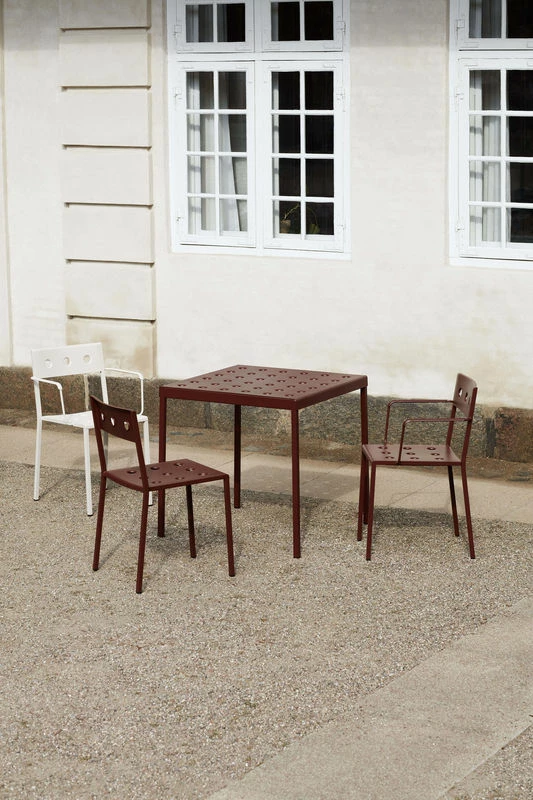 Balcony Square Table - / 75 X 76 Cm - Steel - Hay 5 Balcony Square Table - / 75 X 76 Cm - Steel - Hay - Image 3