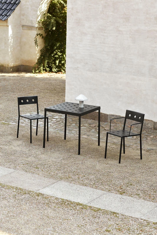 Balcony Square Table - / 75 X 76 Cm - Steel - Hay 4 Balcony Square Table - / 75 X 76 Cm - Steel - Hay - Image 2