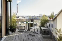 Belleville OUTDOOR Square Table - / Ø 75 X 75 Cm - Solid Laminate - Vitra -Coffee Tables Sales Shop square table belleville outdoor black madeindesign 372426 product800