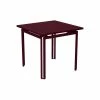 Costa Square Table - / 80 X 80 Cm - Fermob -Coffee Tables Sales Shop square table costa black cherry madeindesign 404701 product800