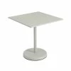 Linear Café Square Table - / 70 X 70 Cm - Steel - Muuto -Coffee Tables Sales Shop square table linear cafe light grey madeindesign 401167 product800