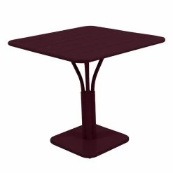 Luxembourg Square Table - / 80 X 80 Cm - Central Leg - Fermob