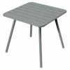 Luxembourg Square Table - / 80 X 80 Cm - 4 Legs - Fermob -Coffee Tables Sales Shop square table luxembourg gris lapilli madeindesign 405214 product800