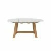 Rafael Octogonal Square Table - / 160 X 160 Cm - Marble & Brushed Teak - 8 People - Ethimo -Coffee Tables Sales Shop square table rafael octogonal brushed teak white marble madeindesign 366272 product800