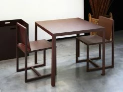 Rusty Square Table - 80 Cm X 80 Cm - Zeus -Coffee Tables Sales Shop square table rusty rust 80 x 80 cm madeindesign 155700 product800