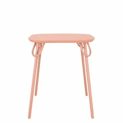 Swim Duo Square Table - / 63 X 63 Cm - Metal - Bibelo