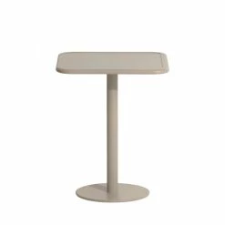 Week-end Bistrot Square Table - / 60 X 60 Cm - Aluminium - Petite Friture