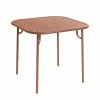 Week-end Bistrot Square Table - / 85 X 85 Cm - Aluminium - Petite Friture