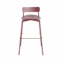 Fromme Stackable Bar Stool - / H 75 Cm - Aluminium - Petite Friture