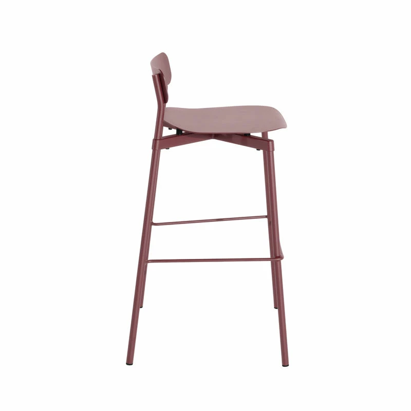 Fromme Stackable Bar Stool - / H 75 Cm - Aluminium - Petite Friture 5 Fromme Stackable Bar Stool - / H 75 Cm - Aluminium - Petite Friture - Image 3