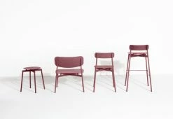 Fromme Stackable Bar Stool - / H 75 Cm - Aluminium - Petite Friture 11 Fromme Stackable Bar Stool - / H 75 Cm - Aluminium - Petite Friture -Coffee Tables Sales Shop stackable bar stool fromme red brown madeindesign 383626 product800