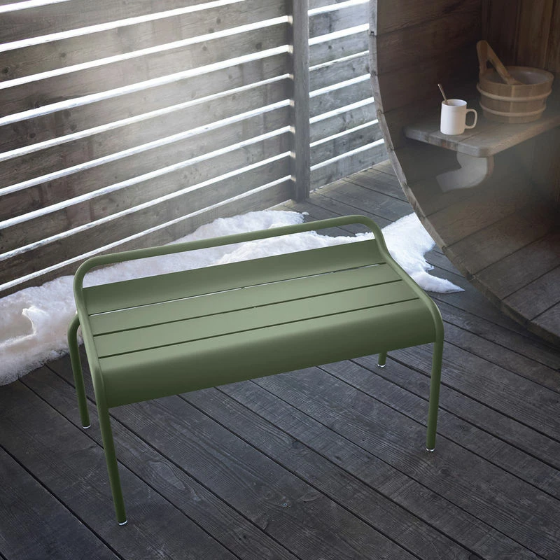 Luxembourg Stackable Bench - / Compact - 2-seater / L 90 Cm - Fermob 4 Luxembourg Stackable Bench - / Compact - 2-seater / L 90 Cm - Fermob - Image 2