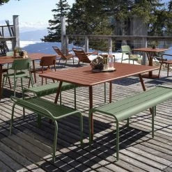 Luxembourg Stackable Bench - / Compact - 2-seater / L 90 Cm - Fermob 7 Luxembourg Stackable Bench - / Compact - 2-seater / L 90 Cm - Fermob -Coffee Tables Sales Shop stackable bench luxembourg cactus madeindesign 405148 product800