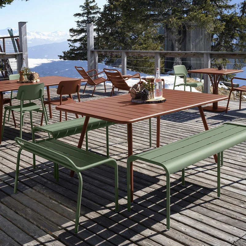 Luxembourg Stackable Bench - / Compact - 2-seater / L 90 Cm - Fermob 5 Luxembourg Stackable Bench - / Compact - 2-seater / L 90 Cm - Fermob - Image 3