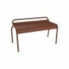 Luxembourg Stackable Bench - / Compact - 2-seater / L 90 Cm - Fermob -Coffee Tables Sales Shop stackable bench luxembourg ochre red madeindesign 402319 product800