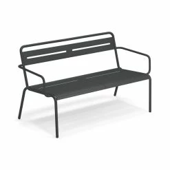 Star Stackable Bench - / With Armrests - L 129 Cm - Emu