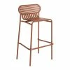 Week-end Stacking Bar Stool - / Aluminium - H 80 Cm - Petite Friture