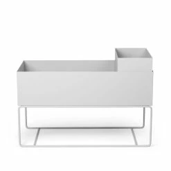 Plant Box Large Standing Flowerpot - / L 77 X H 45 Cm X Depth. 34 Cm - Ferm Living -Coffee Tables Sales Shop standing flowerpot plant box large light grey madeindesign 344027 product800