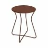 Cocotte Stool - / End Table - H 45 Cm / Metal - Fermob -Coffee Tables Sales Shop stool cocotte ochre red madeindesign 403432 product800