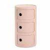 Componibili Bio Storage - / 3 Drawers - Natural, Biodegradable Material - Kartell -Coffee Tables Sales Shop storage componibili bio pink madeindesign 351800 product800
