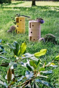 Componibili Bio Storage - / 3 Drawers - Natural, Biodegradable Material - Kartell -Coffee Tables Sales Shop storage componibili bio pink madeindesign 354696 product800