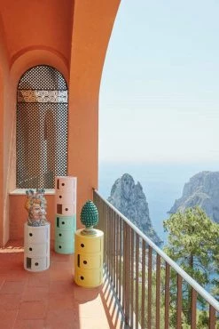 Componibili Bio Storage - / 3 Drawers - Natural, Biodegradable Material - Kartell -Coffee Tables Sales Shop storage componibili bio pink madeindesign 354697 product800