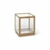 Miru Storage - / 40 X 40 X H 42 Cm - Glass & Oak - Ferm Living -Coffee Tables Sales Shop storage miru light oak madeindesign 368612 product800