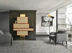 NYNY Unit Storage - / L 165 X H 200 Cm - Caning & Wood - Wiener GTV Design 10 NYNY Unit Storage - / L 165 X H 200 Cm - Caning & Wood - Wiener GTV Design -Coffee Tables Sales Shop storage nyny unit orange natural brass madeindesign 372581 product800