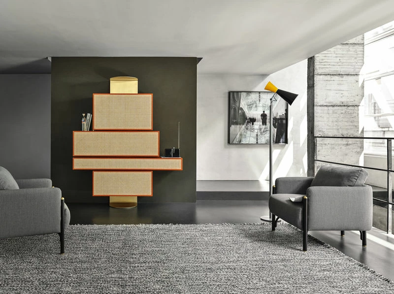 NYNY Unit Storage - / L 165 X H 200 Cm - Caning & Wood - Wiener GTV Design 6 NYNY Unit Storage - / L 165 X H 200 Cm - Caning & Wood - Wiener GTV Design - Image 4