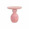 Talia Table D’appoint - / Ø 52 X H 50 Cm - Fibreglass - POPUS EDITIONS -Coffee Tables Sales Shop table d appoint talia pink madeindesign 395976 product800