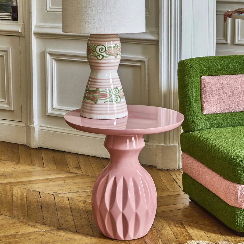 Talia Table D’appoint - / Ø 52 X H 50 Cm - Fibreglass - POPUS EDITIONS 4 Talia Table D’appoint - / Ø 52 X H 50 Cm - Fibreglass - POPUS EDITIONS - Image 2