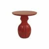 Talia Table D’appoint - / Ø 52 X H 50 Cm - Fibreglass - POPUS EDITIONS 1 Talia Table D’appoint - / Ø 52 X H 50 Cm - Fibreglass - POPUS EDITIONS -Coffee Tables Sales Shop table d appoint talia terracotta madeindesign 396099 product800