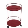 Guinguette Trolley - / With Casters - Ø 40 X H 62 Cm - Fermob -Coffee Tables Sales Shop trolley guinguette pepper madeindesign 313090 product800