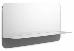 Horizon Horizontal Wall Mirror - Shelf - Normann Copenhagen