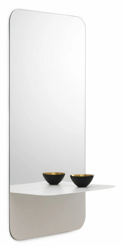 Horizon Vertical Wall Mirror - Shelf - Normann Copenhagen 4 Horizon Vertical Wall Mirror - Shelf - Normann Copenhagen - Image 2