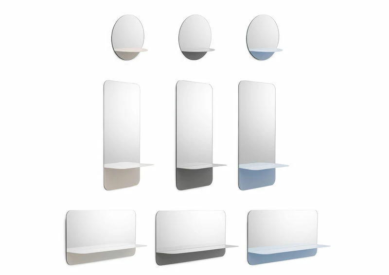 Horizon Vertical Wall Mirror - Shelf - Normann Copenhagen 6 Horizon Vertical Wall Mirror - Shelf - Normann Copenhagen - Image 4