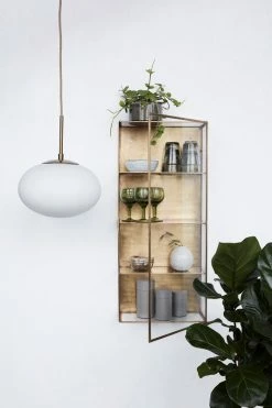 Cabinet Large Wall Storage - / Showcase - L 35 X H 80 Cm - House Doctor -Coffee Tables Sales Shop wall storage cabinet large large brass madeindesign 284360 product800