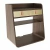 Suzon Wall Storage - / L 36 X H 39 Cm - Walnut - Hartô -Coffee Tables Sales Shop wall storage suzon walnut brushed brass madeindesign 393472 product800